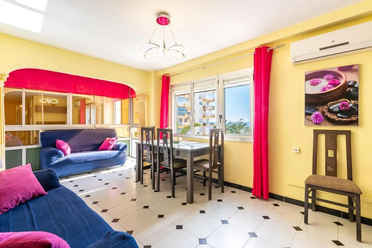 50 Mts Beach With Sea Views Pool Algarrobo Apartament