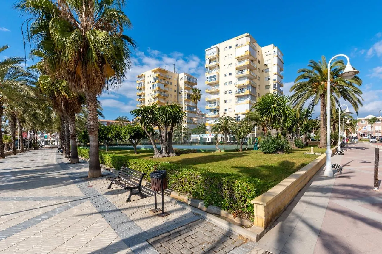 50 Mts Beach With Sea Views Pool Algarrobo Apartament